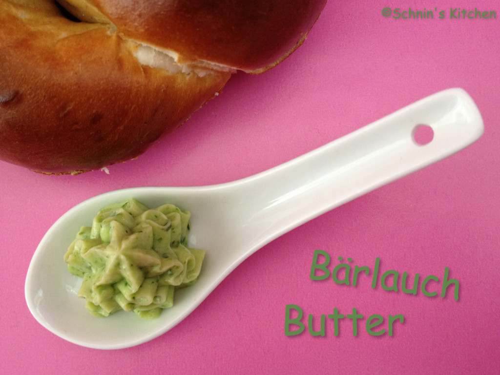 2 in 1: Bärlauch-Senf-Butter &amp; Bärlauch-Butter vom Pesto - Schnin&amp;#39;s Kitchen