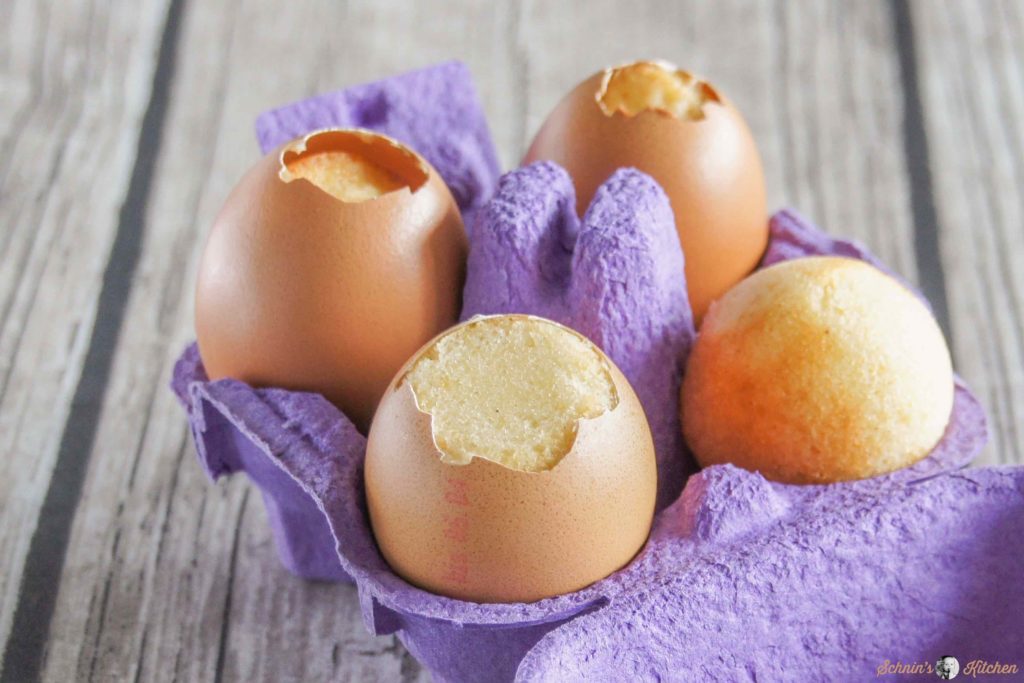Kuchen im Ei gebacken die Überraschung zum Osterbrunch Schnin