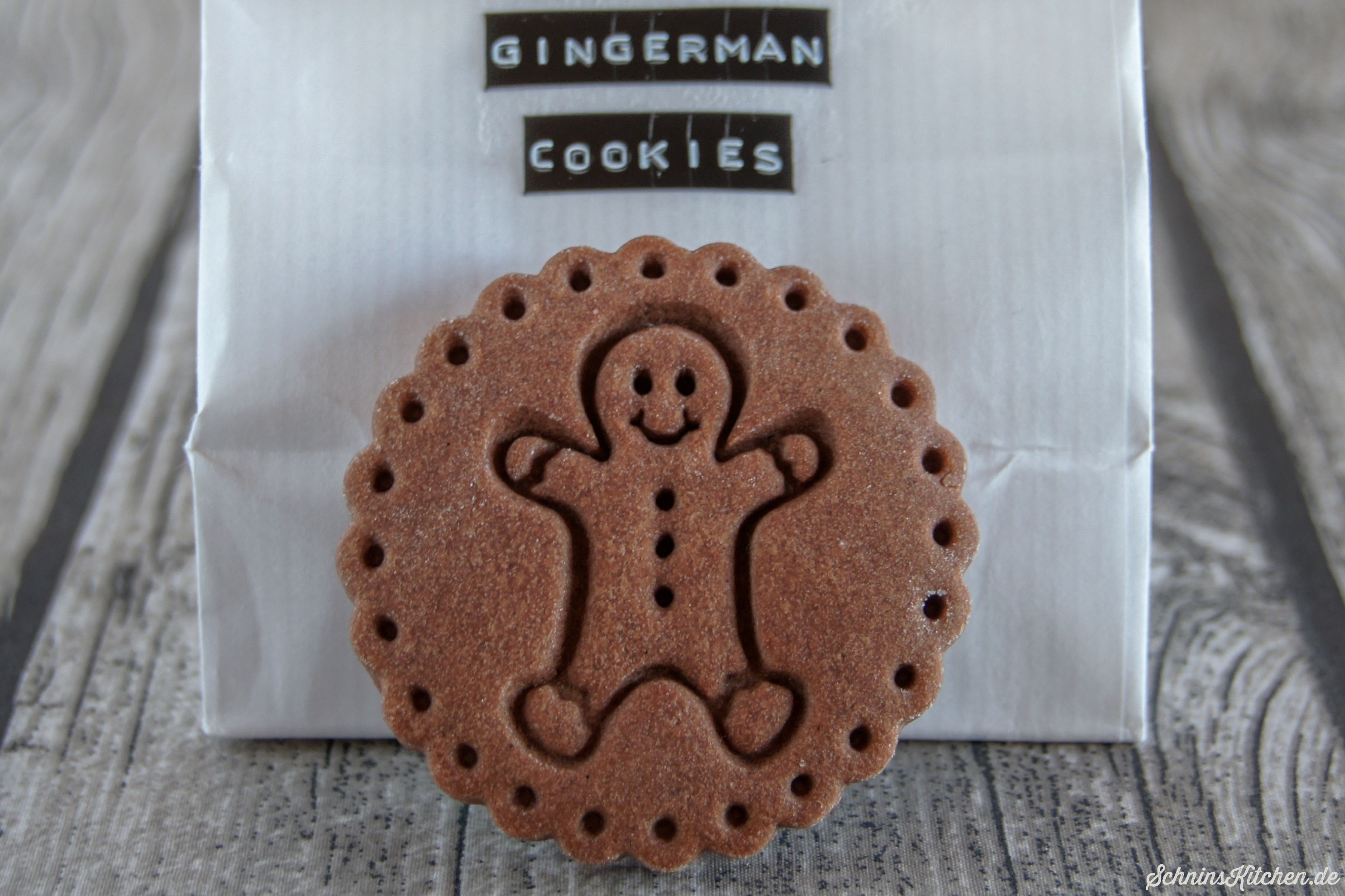 Lebkuchen-Cookies mit Keksstempel Mr. Gingerman - leckere Weihnachtsplätzchen | www.schninskitchen.de