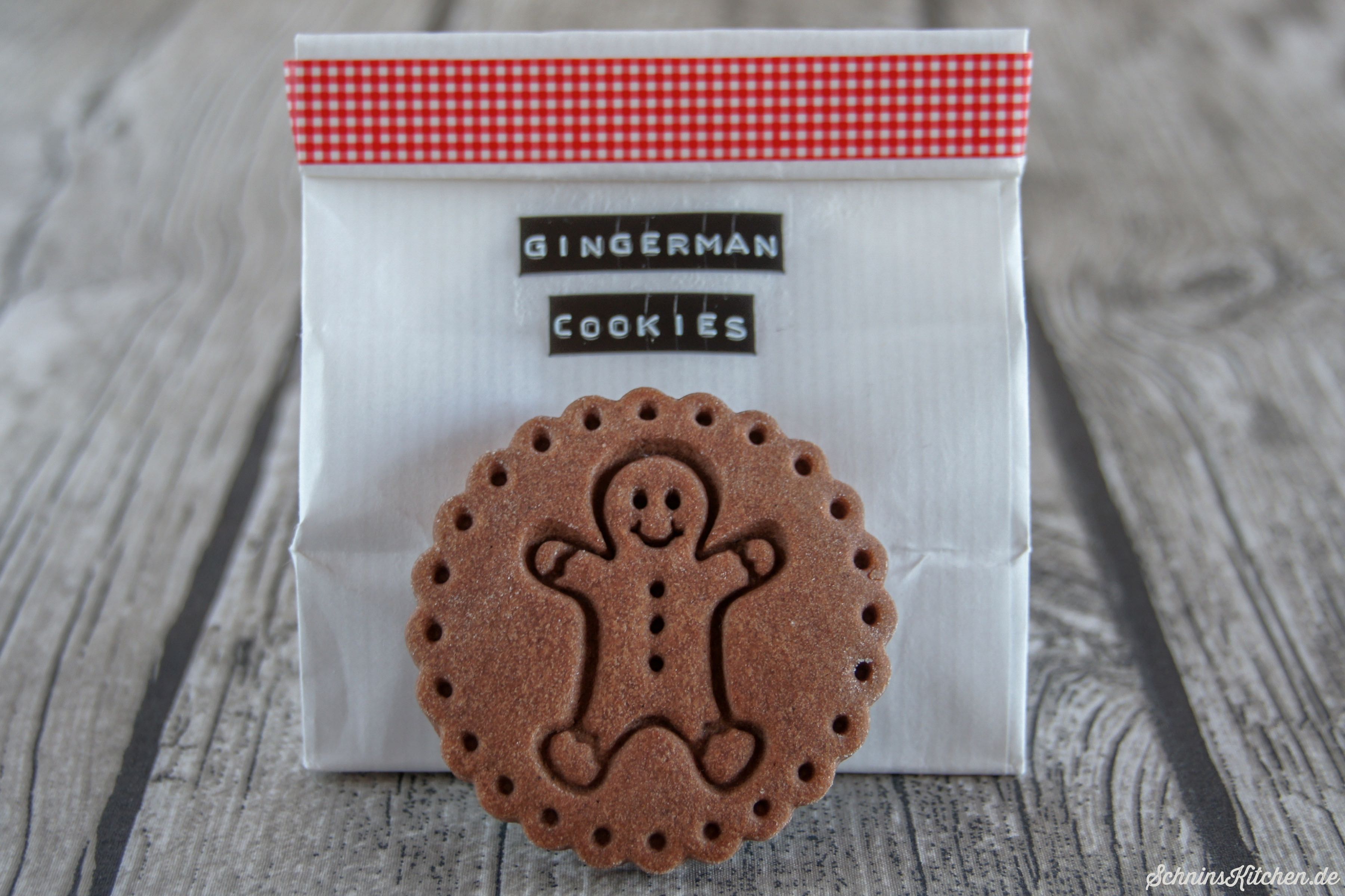 Lebkuchen-Cookies mit Keksstempel Mr. Gingerman - leckere Weihnachtsplätzchen | www.schninskitchen.de