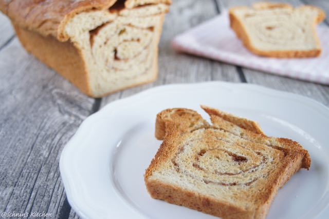 Schnin's Kitchen: Zimt-Toastbrot - Cinnamon Swirl Toast