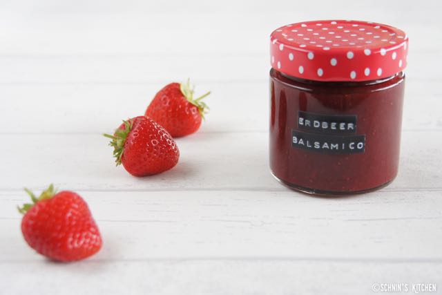 Schnin's Kitchen: Erdbeer-Balsamico-Marmelade