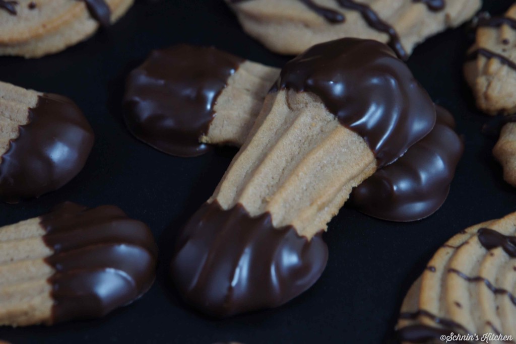 Schnin&amp;#39;s Kitchen: Spritzgebäck mit Nougat und Marzipan