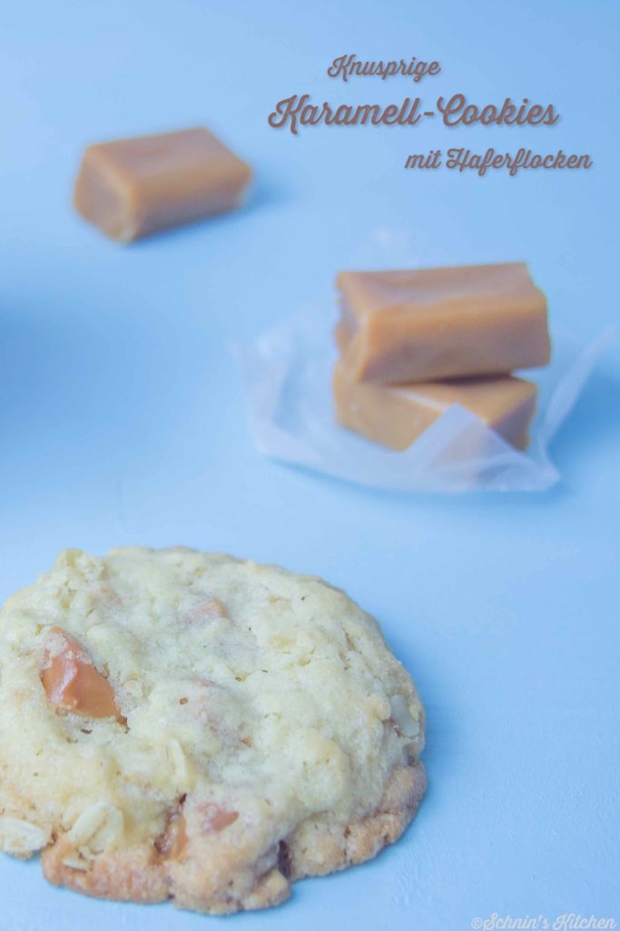 Knusprige Karamell-Cookies mit Haferflocken - Schnin&amp;#39;s Kitchen