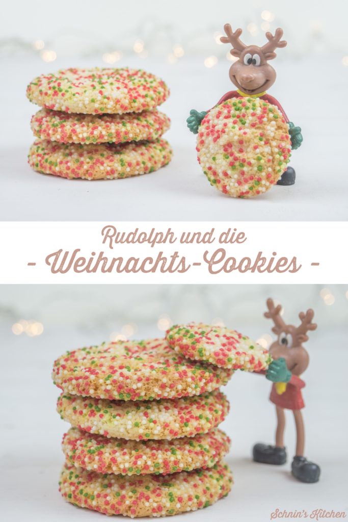 Weihnachts-Cookies mit Zuckerperlen | www.schninskitchen.de