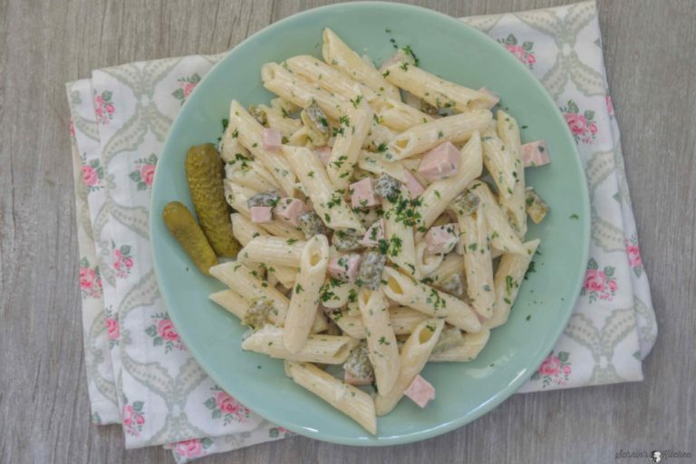 Schneller Nudelsalat mit nur 5 Zutaten - Schnin&amp;#39;s Kitchen