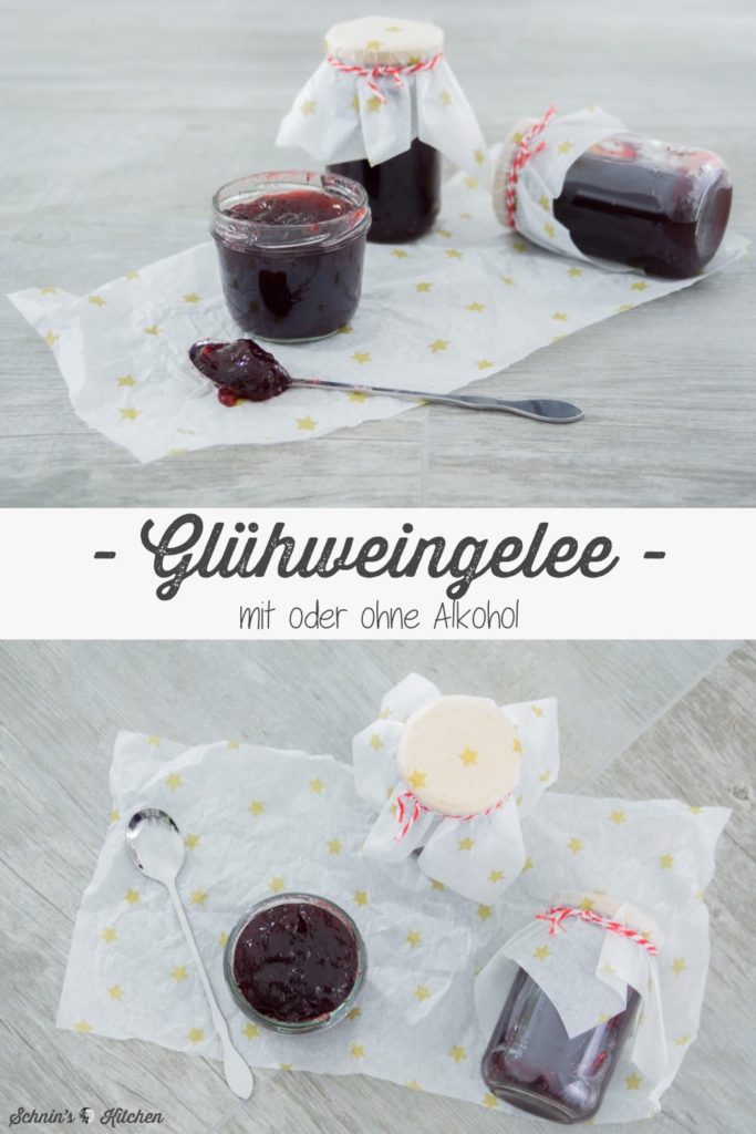 Glühweingelee (mit oder ohne Alkohol) | www.schninskitchen.de