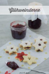 Glühweinsterne mit Glühweingelee gefüllt | www.schninskitchen.de