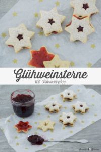 Glühweinsterne mit Glühweingelee gefüllt | www.schninskitchen.de
