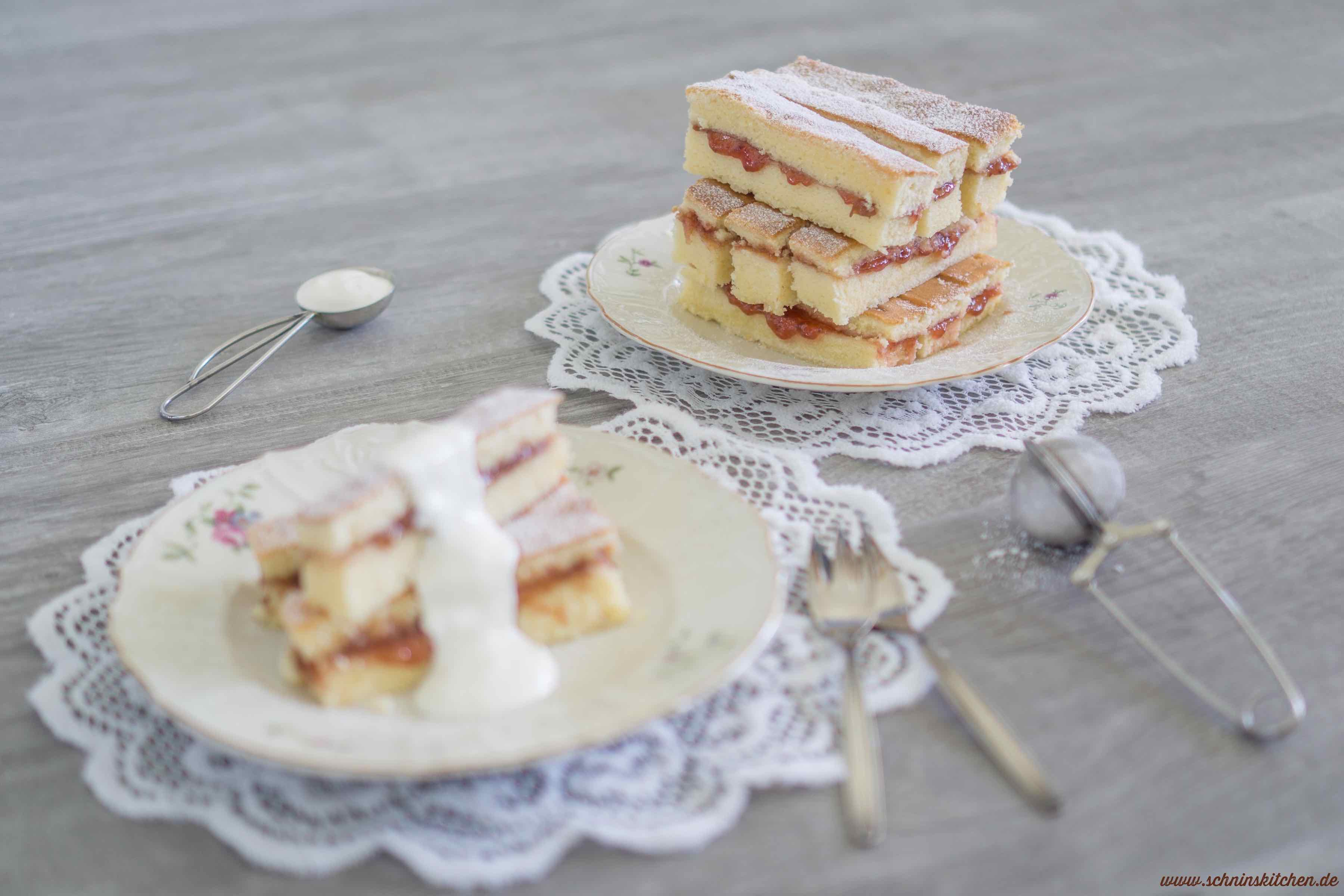 Victoria Sandwiches Originalrezept Aus Dem 18 Jahrhundert Schnin S Kitchen